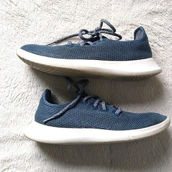 Allbirds Tree Runners Marine Blue sz 9 - Picture 3 of 8